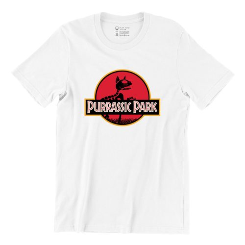 PurrasicPark-white-short-sleeve-womens-teeshirt-kattoe-1.jpg