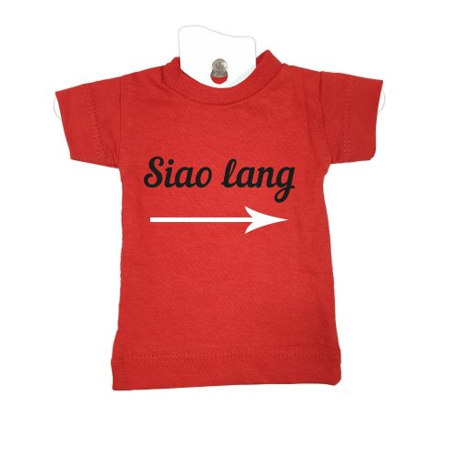 Siao Lang-red-mini-t-car-windscreen-hanger-decoration