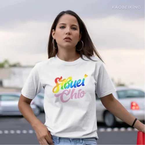 Sibuei Chio (Rainbow Edition) Graphic T-Shirt | Singapore Slang Streetwear Unisex Tee