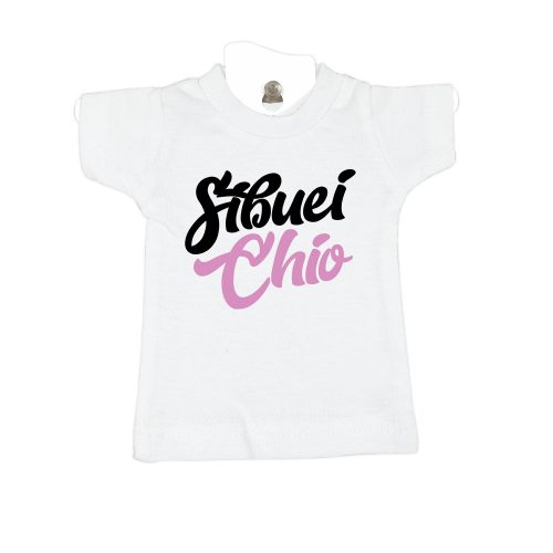 Sibuei Chio-white-mini-t-shirt-gift-idea-home-decoration