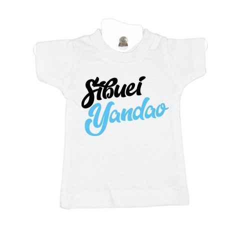 Sibuei Yandao-white-mini-t-shirt-gift-idea-home-decoration