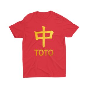 Strike TOTO-singapore-children-chinese-new-year-teeshirt-red-for-boys-and-girls