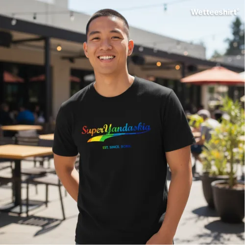 Super Yandaokia (Rainbow Edition) Graphic T-Shirt | Singapore Slang Streetwear Unisex Tee