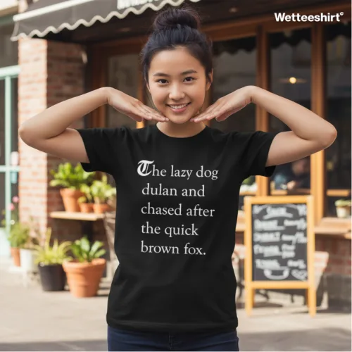 The Lazy Dog Graphic T-Shirt | Singapore Playful Streetwear Unisex Tee