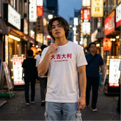 The Orange Very Big 大吉大利 Graphic T-Shirt | Singapore Playful Streetwear Unisex Tee