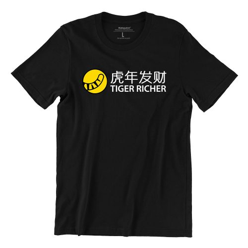 Tiger Richer-black-womens-t-shirt-chinese-new-year-wear-singapore