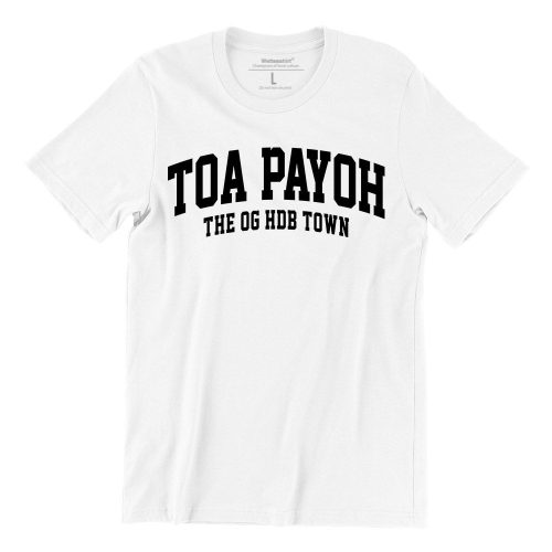 Toa-Payoh-white-short-sleeve-womens-funny-singapore-tshirt