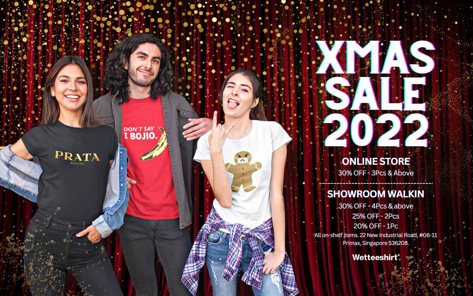 Xmas 2022 wetteeshirt sale post photo