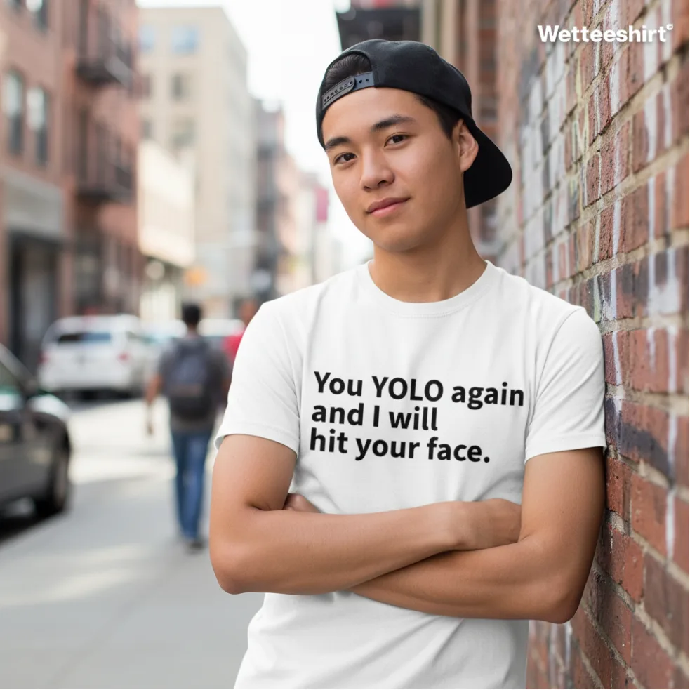 YOLO Graphic T-Shirt | Singapore Humor Streetwear Unisex Tee