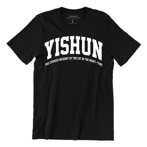 Yishun-black-casualwear-woman-tshirt-singapore-funny-singlish-vinyl-streetwear