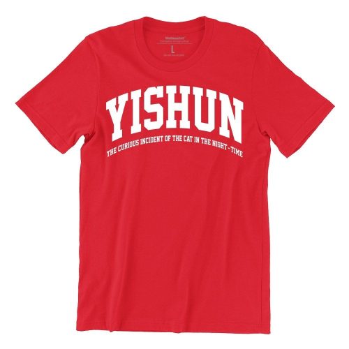 Yishun-red-crew-neck-street-unisex-singapore-funny-hokkien-clothing-label