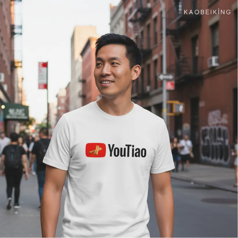 You Tiao Graphic T-Shirt | Singapore Playful Streetwear Unisex Tee