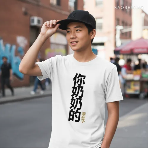 Your Grandmother's Obedient Grandson 你奶奶的乖孙子Graphic T-Shirt | Singapore Humor Streetwear Unisex Tee