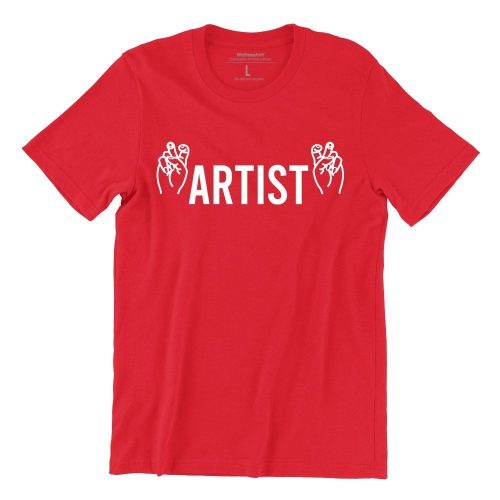 artist-adults-red-unisex-tshirt-streetwear-singapore