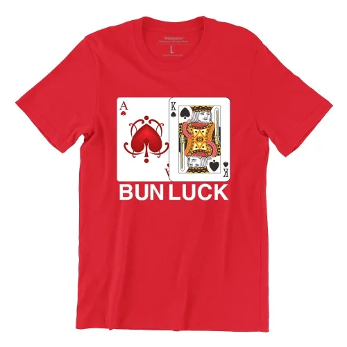 bun-luck-ace-king-red-unisex-tshirt-singapore-funny-hokkien-creative-design