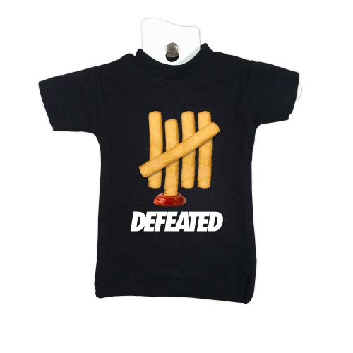 defeated black mini tee miniature toy clothing