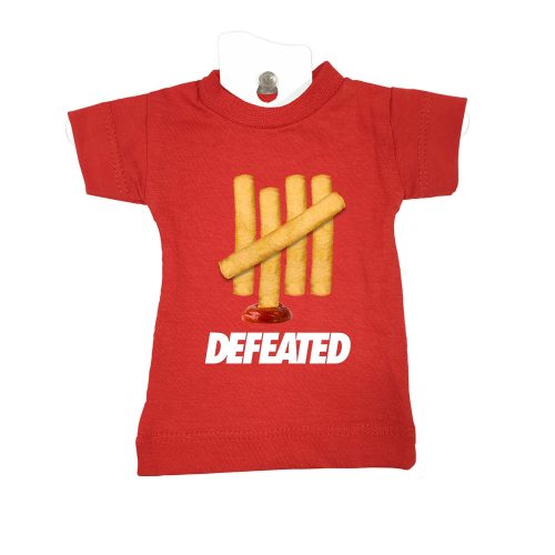 defeated red mini t shirt home furniture decoration