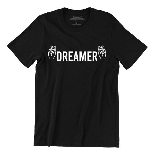 dreamer-adults-black-unisex-tshirt-streetwear-singapore