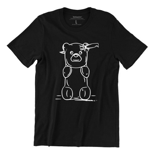gummy-bear-black-unisex-tshirt-singapore-brand-vinyl-streetwear-apparel-designer