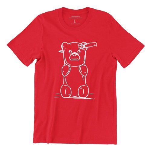 gummy-bear-red-unisex-tshirt-singapore-brand-vinyl-streetwear-apparel-designer