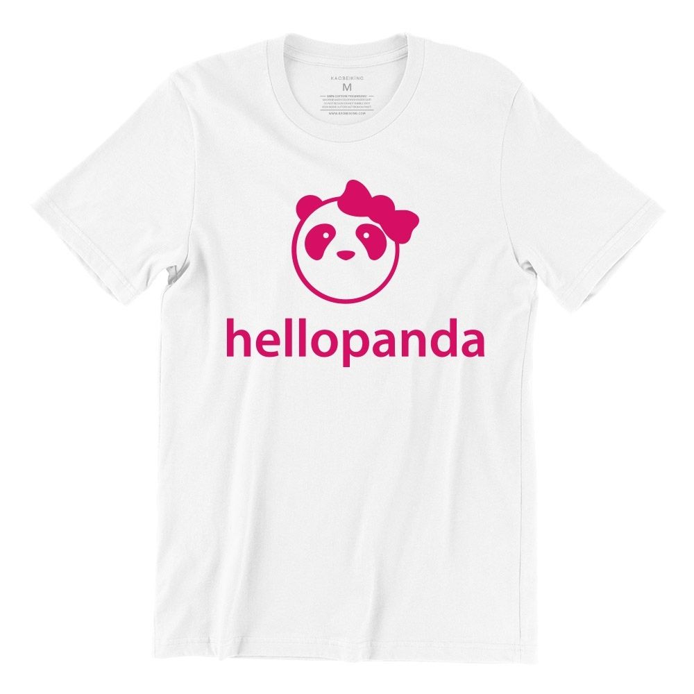 Hello Panda Short Sleeve T shirt Wet Tee Shirt