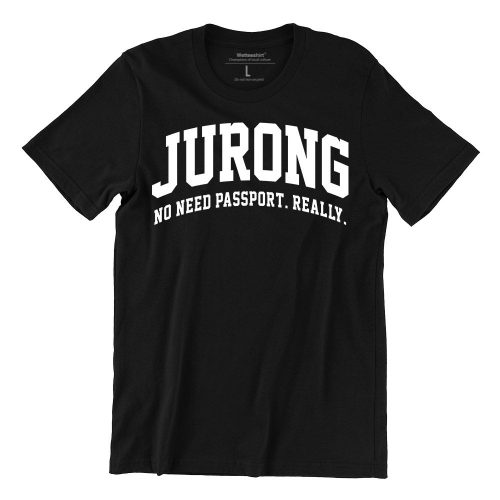 jurong-black-casualwear-women-tshirt-singapore-funny-singlish-vinyl-streetwear