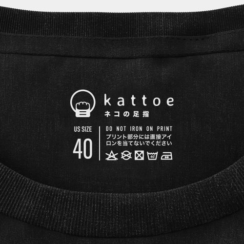 kattoe-shirt-label