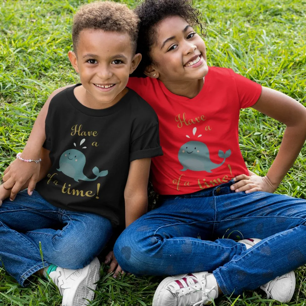 Have a Whale of a Time Children Short Sleeve T-shirt