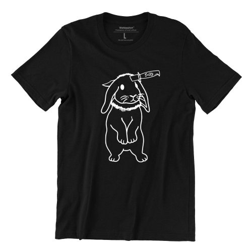 rabbit-black-unisex-tshirt-singapore-brand-parody-vinyl-streetwear-apparel-designer