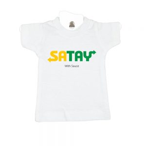 satay-white-mini-t-shirt-gift-idea-home-decoration