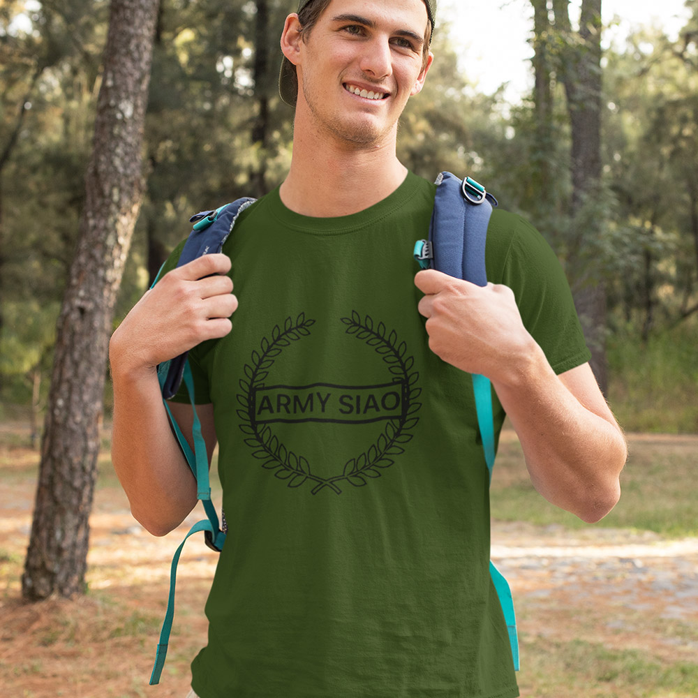 Army Siao T Shirt Short Sleeve T shirt Wet Tee Shirt