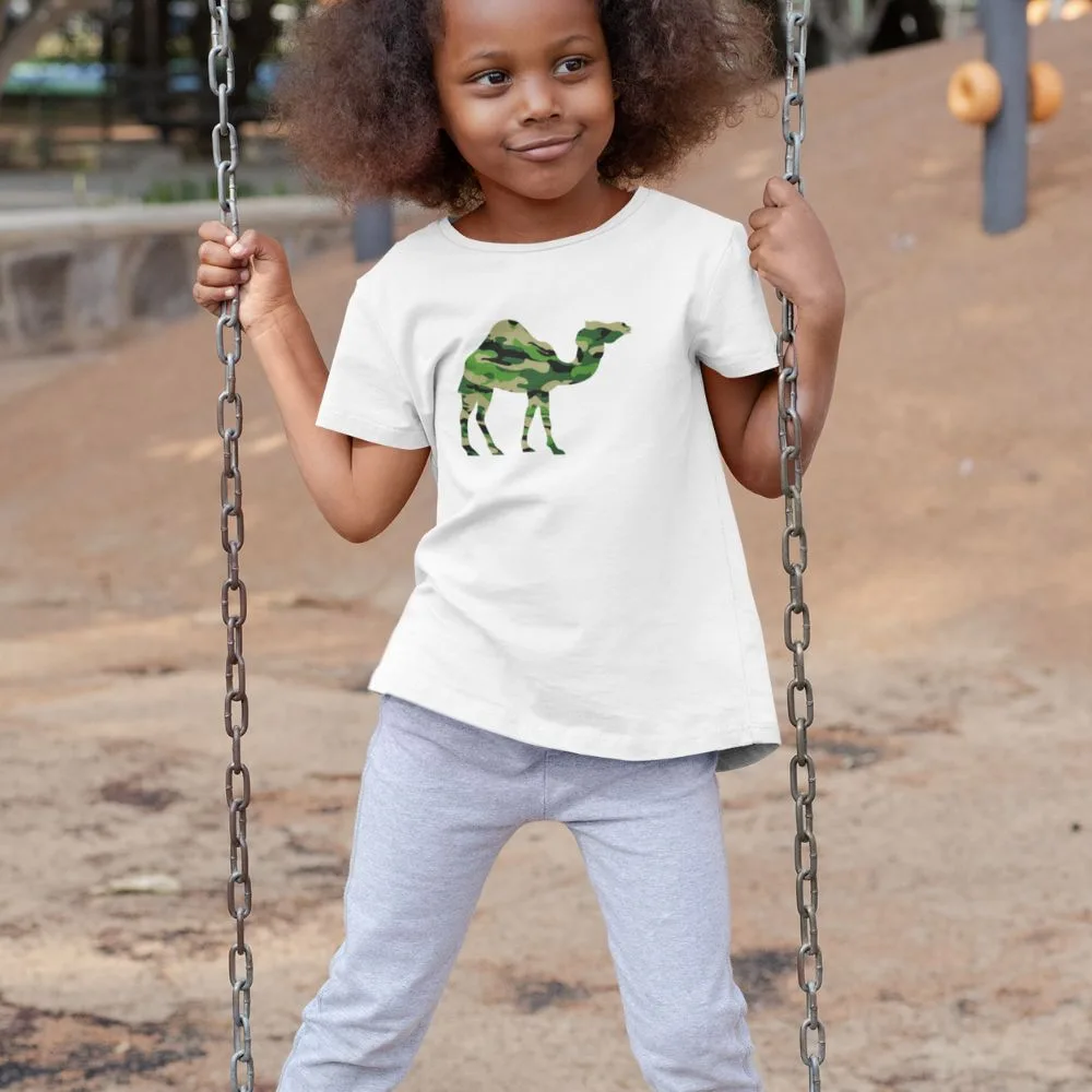 Camo Camel Children Short Sleeve T-shirt