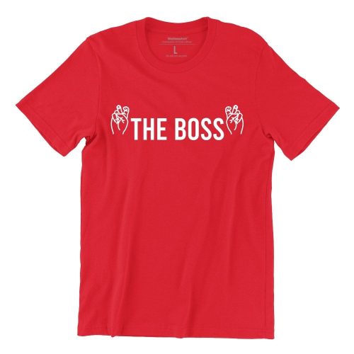 the-boss-red-unisex-tshirt-short-sleeve-singapore-funny-hokkien-vinyl-streetwear.jpg
