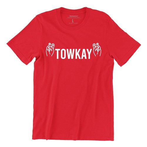 towkay-red-unisex-tshirt-short-sleeve-singapore-funny-hokkien-vinyl-streetwear