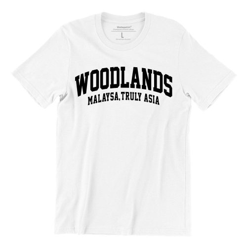 woodlands-white-short-sleeve-mens-tshirt-singapore-funny-hokkien-vinyl-streetwear-apparel-designer